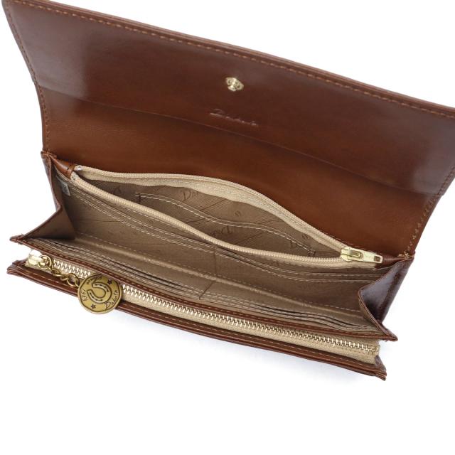 【商品レビューで＋5％】【ダコタ限定小物プレゼント】ダコタ 長財布 財布 レディース ブランド Dakota 本革 牛革 レザー 大容量 かぶせ フラップ 上品 おしゃれ 大人 贈り物 茶色 グリーン ネイビー かぶせ長財布 小銭入れ 女性 ラフィナート 0031743