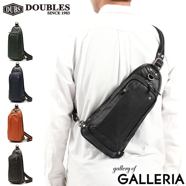 【商品レビューで＋5％】ダブルス ボディバッグ 本革 革 牛革 DOUBLES ブランド 小さめ 斜めがけ 軽量 おしゃれ 黒 シンプル VJR-7240