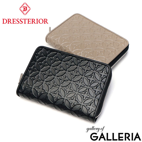 【5％OFFクーポン】【商品レビューで＋5％】ドレステリア 二つ折り財布 本革 DRESSTERIOR 小銭入れあり ブランド 大容量 ラウンドファスナー Welsh 864602