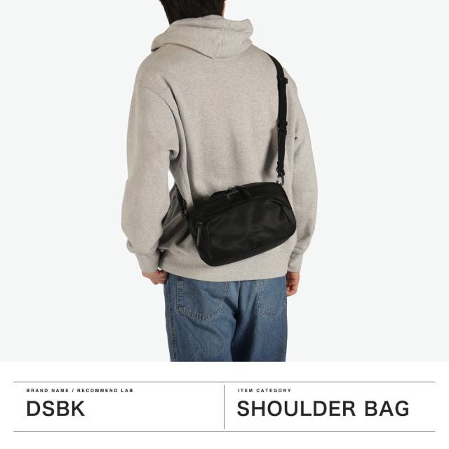 【商品レビューで＋5％】DSBK ショルダーバッグ メンズ レディース 斜めがけバッグ 小さめ ディーエスビーケー 撥水 斜めがけ ブランド かっこいい 軽量 大人 ナイロン 丈夫 A5 タブレット収納 8.3inch DANTOTSU COLLECTION Rectangle-SL JXF-3434