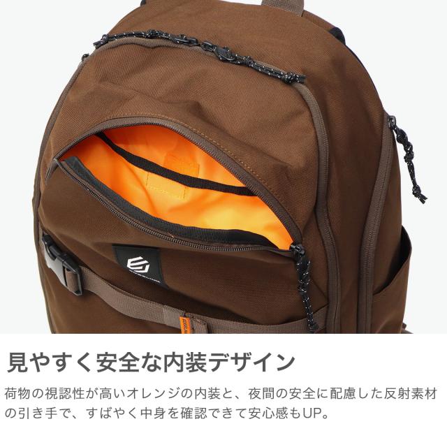 【5％OFFクーポン】【商品レビューで＋5％】【セール30％OFF】エッジリンク リュック メンズ レディース EDGELINK バックパック 大容量 大きめ 軽量 通学 リュックサック PC収納 インナーバッグ付き B4 32L 15.6inch 60324_4
