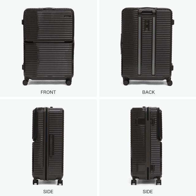 【商品レビューで＋5％】エッジリンク スーツケース フロントオープン EDGELINK ACE 軽量 軽い CRUZBOX GLINT Check-in-L Suitcase 101L 09144_7