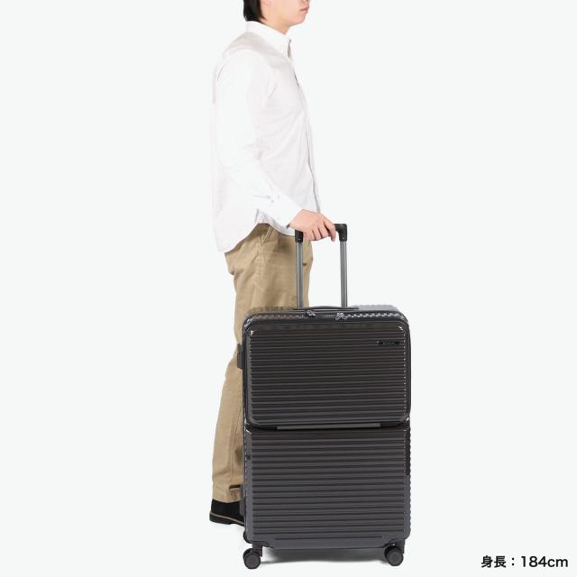 【商品レビューで＋5％】エッジリンク スーツケース フロントオープン EDGELINK ACE 軽量 軽い CRUZBOX GLINT Check-in-L Suitcase 101L 09144_10
