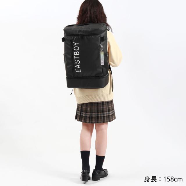 最大30%還元★6/3限定｜【商品レビューで＋5％】イーストボーイ リュック 大容量 通学 シンプル 黒 EASTBOY スクバ スクールバッグ 女子 軽量32L B4 A4 EBA89_1
