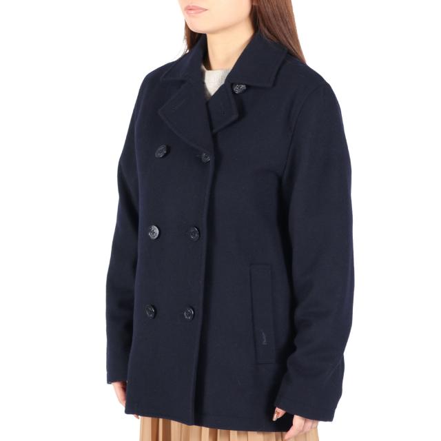 【商品レビューで＋5％】イーストボーイ コート 冬 アウター 通学 EASTBOY 学生 高校生 中学生 女子 高校 防寒 上着 ピーコート ブランド ネイビー 紺 定番 Pコート 5200613_6