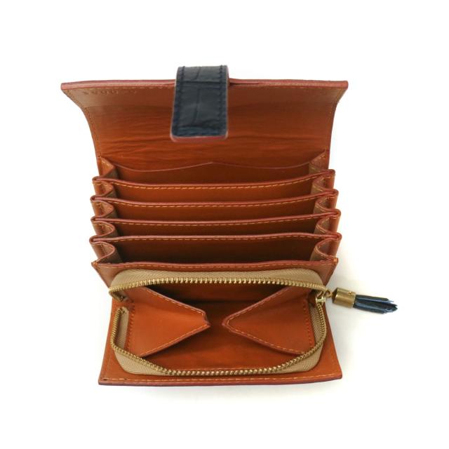 【商品レビューで＋5％】【正規品1年保証】フェリージ 二つ折り財布 Felisi SA 二つ折り コロコロ 本革 クロコ イタリア製 3500/9/LD