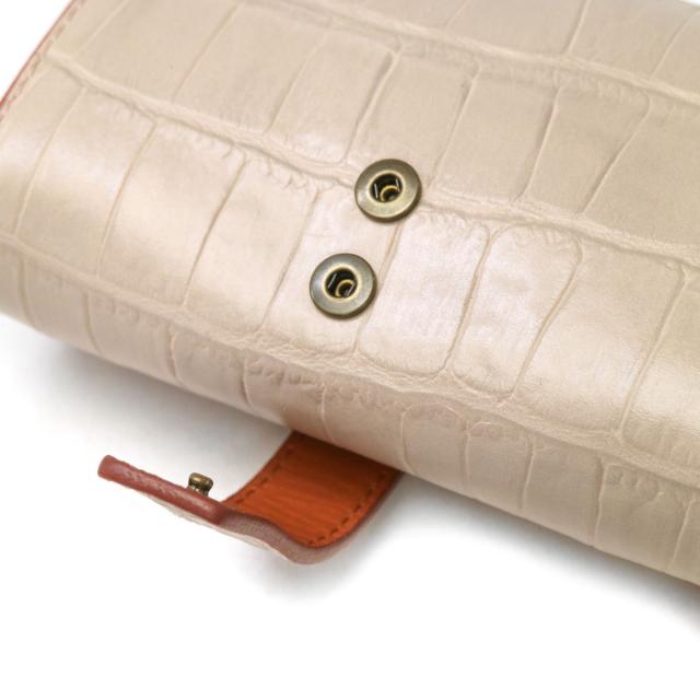 【商品レビューで＋5％】【正規品1年保証】フェリージ 二つ折り財布 Felisi SA 二つ折り コロコロ 本革 クロコ イタリア製 3500/9/LD