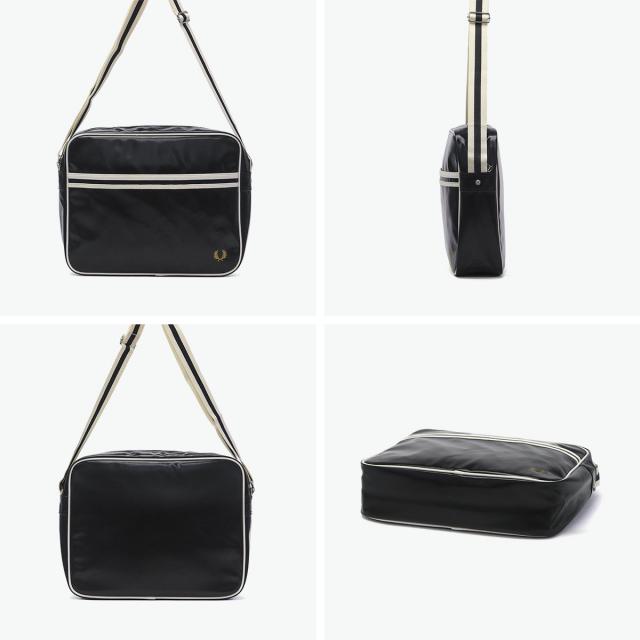 【商品レビューで＋5％】フレッドペリー ショルダーバッグ メンズ レディース 斜めがけバッグ ブランド FRED PERRY 斜めがけ 大きめ 軽量 ファスナー PC 14inch A4 14.5L Classic Shoulder Bag L8257