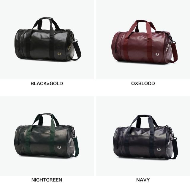 最大30%還元★6/13限定｜【5％OFFクーポン】【商品レビューで＋5％】フレッドペリー ボストンバッグ 旅行 大容量 メンズ レディース FRED PERRY 軽量 2WAY 23L Tonal Classic Barrel Bag L7260_6