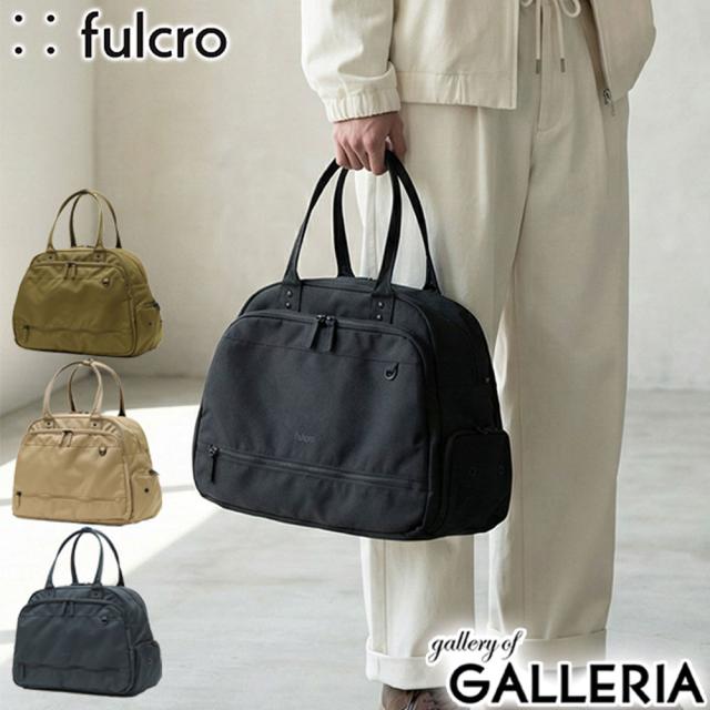 【5％OFFクーポン】【商品レビューで＋5％】フルクロ ボストンバッグ メンズ レディース 旅行 大容量 fulcro ボストン トート バッグ ブランド おしゃれ ブラック 通勤 通学  30L 撥水 City bowling fma-0025