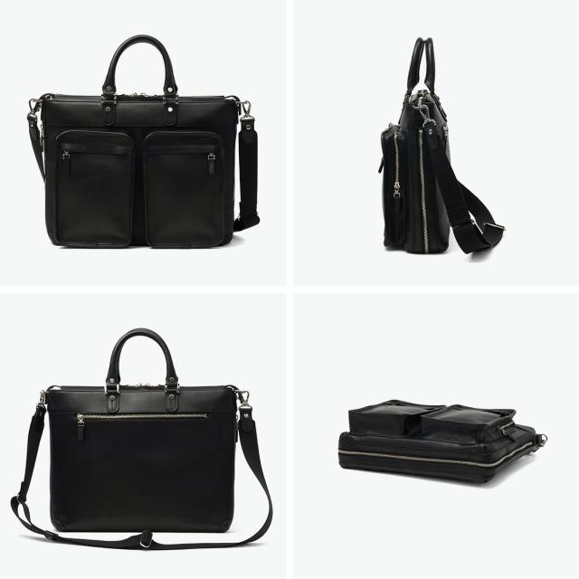 最大30%還元★5/3限定｜【5％OFFクーポン】【商品レビューで＋5％】【正規品1年保証】 ファイブウッズ ブリーフケース メンズ 本革 ビジネス ブランド FIVE WOODS PLATEAU ダブルポケットブリーフケースM 39598_6