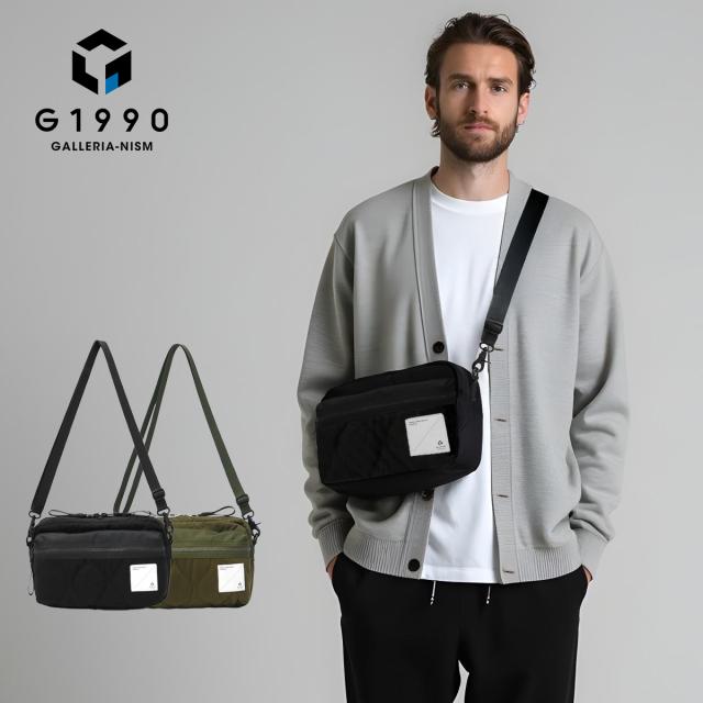 【5％OFFクーポン】【商品レビューで＋5％】ショルダーバッグ メンズ レディース ジーイチキューキューゼロ 斜めがけ 斜めがけバッグ G1990 旅行 軽い 軽量 20代 30代 40代 50代 RECON SHOULDER BAG S B01005-04
