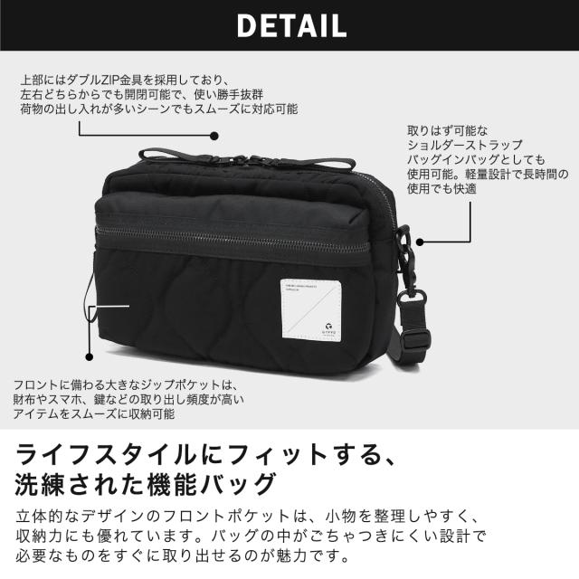 最大30%還元★5/3限定｜【5％OFFクーポン】【商品レビューで＋5％】ショルダーバッグ メンズ レディース ジーイチキューキューゼロ 斜めがけ 斜めがけバッグ G1990 旅行 軽い 軽量 20代 30代 40代 50代 RECON SHOULDER BAG S B01005-04_5