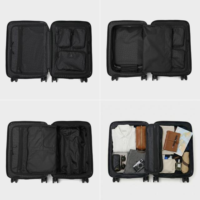 最大30%還元★5/3限定｜【5％OFFクーポン】【商品レビューで＋5％】【正規品2年保証】 スーツケース 機内持ち込み 旅行 G1990 フロントオープン 軽量 軽い TSA MIL FLYING CARGO Cabin G14001-01_17
