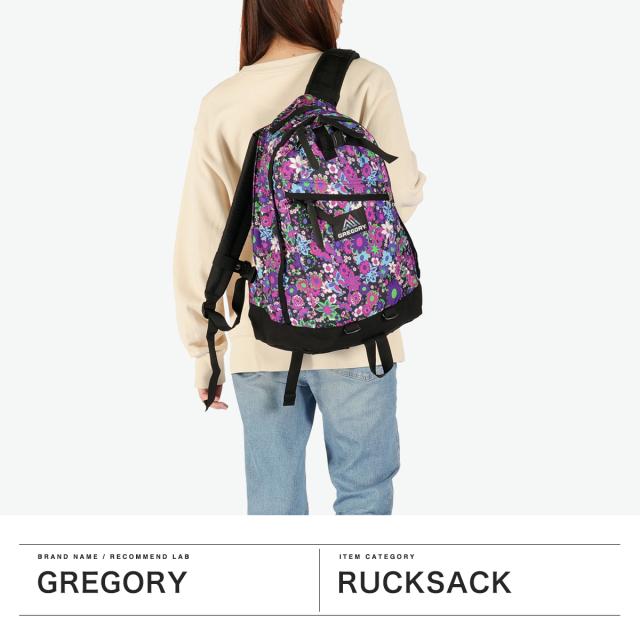 【商品レビューで＋5％】【日本正規品】グレゴリー リュック レディース 大容量 通学 GREGORY デイパック おしゃれ 軽量 軽い A4 大きめ 女子 花柄 かわいい カジュアル 26L CLASSIC DAY PACK_1
