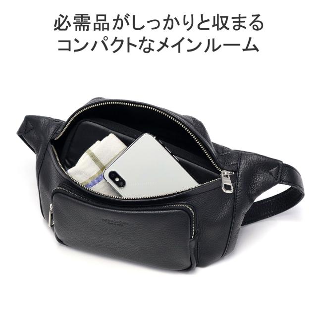 【商品レビューで＋5％】【正規取扱店】エルゴポック ボディバッグ メンズ 本革 革 HERGOPOCH ブランド ソフトシュリンクレザー TC-WBL2 最大30%還元☆12/3限定｜【商品レビューで＋5％】【正規取扱店