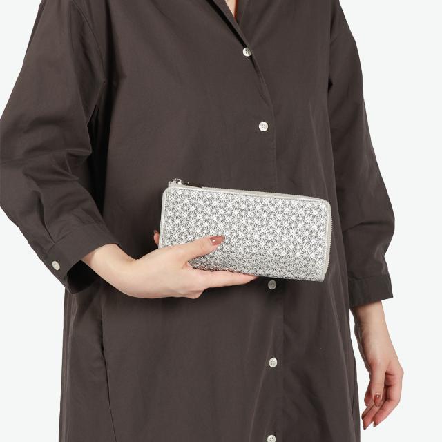 【商品レビューで＋5％】ヒロコ ハヤシ 財布 長財布 レディース 本革 HIROKO HAYASHI 大容量 ブランド L字ファスナー L字 黒 上品 高級感 おしゃれ 小銭入れあり カード プレゼント 女性 日本製 GIRASOLE ファスナー式長財布 709-41946_6