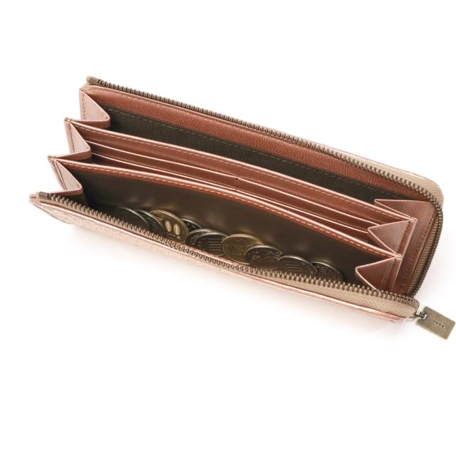 【商品レビューで＋5％】ヒロコ ハヤシ 財布 長財布 レディース 本革 HIROKO HAYASHI 大容量 ブランド L字ファスナー L字 黒 上品 高級感 おしゃれ 小銭入れあり カード プレゼント 女性 日本製 GIRASOLE ファスナー式長財布 709-41946_16