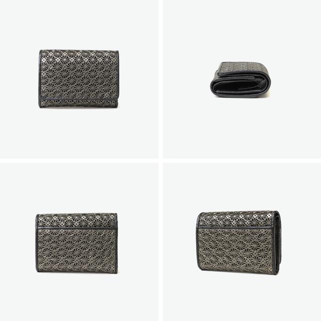 【商品レビューで＋5％】ヒロコ ハヤシ 財布 レディース 革 本革 レザー ブランド HIROKO HAYASHI 三つ折り 小銭入れ カード入れ 小さい 小さめ コンパクト 軽量 軽い おしゃれ 上品 大人 日本製 GIRASOLE 三つ折り財布 709-41968_5