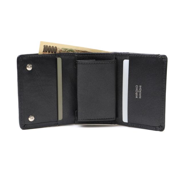 【商品レビューで＋5％】ヒロコ ハヤシ 財布 レディース 革 本革 レザー ブランド HIROKO HAYASHI 三つ折り 小銭入れ カード入れ 小さい 小さめ コンパクト 軽量 軽い おしゃれ 上品 大人 日本製 GIRASOLE 三つ折り財布 709-41968_12