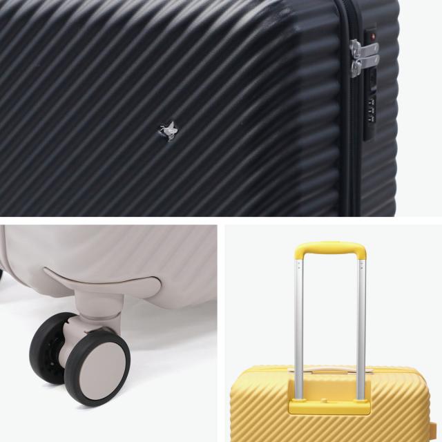 【5％OFFクーポン】【商品レビューで＋5％】【正規品10年保証】ハント スーツケース ココント Mサイズ HaNT キャリーケース M ストッパー付き ACE 75L TSロック 05515_5