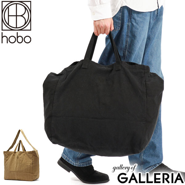 【商品レビューで＋5％】【セール30%OFF】ホーボー トートバッグ hobo 2WAY TOTE BAG L COTTON CANVAS VINTAGE WASH A4 B4 45L 大容量 日本製 HB-BG4007