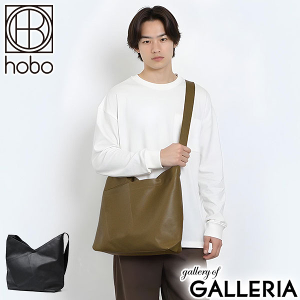 【商品レビューで＋5％】ホーボー ショルダーバッグ メンズ レディース 斜めがけバッグ ブランド 大容量 hobo ショルダー バッグ 斜めがけ 大人 軽量 軽い かっこいい 革 上品 日本製 15L A4 AZUMA SHOULDER BAG M COW LEATHER HB-BG4511