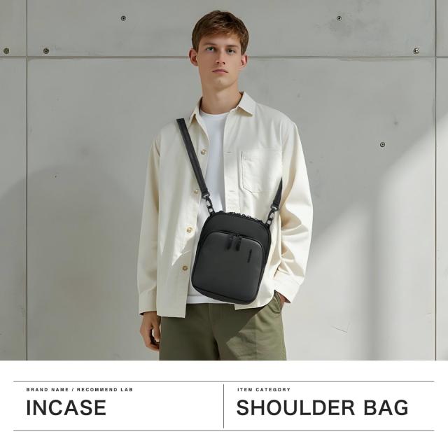 【商品レビューで＋5％】【日本正規品】インケース ショルダーバッグ メンズ レディース 斜めがけバッグ ブランド Incase 小さめ かっこいい 斜めがけ 大人 撥水 縦型 B5 4.9L クロスボディバッグ ショルダー A.R.C.Crossbody Bag