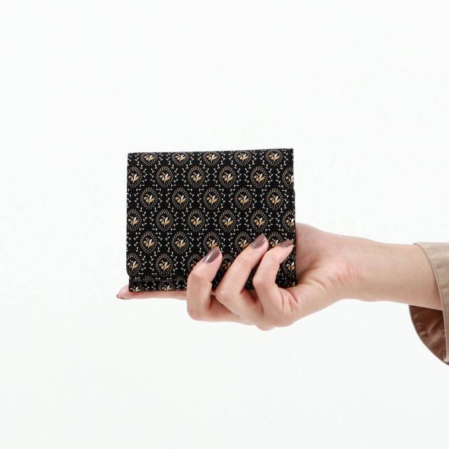 商品レビューで＋5％】インデンヤ 二つ折り財布 印傳屋 しらべ 札入