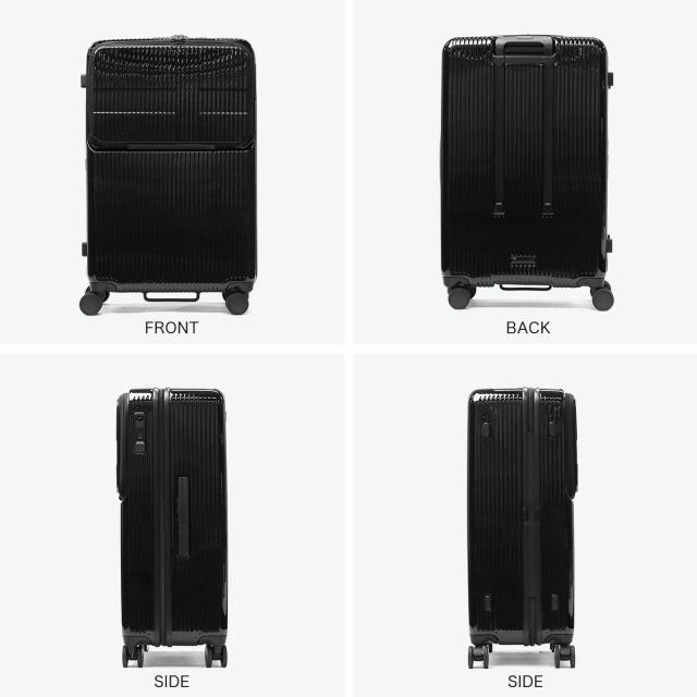 【商品レビューで＋5％】【正規品2年保証】イノベーター スーツケース Lサイズ フロントオープン innovator ストッパー付き 軽量 おしゃれ ブランド 大容量 静音 フロントポケット TSA 9泊 10泊 Extreme Journey 92L Large INV90-MIRR_6