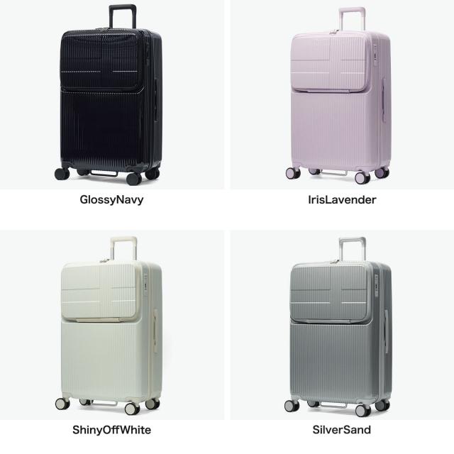 【商品レビューで＋5％】【正規品2年保証】イノベーター スーツケース Lサイズ フロントオープン innovator ストッパー付き 軽量 おしゃれ ブランド 大容量 静音 フロントポケット TSA 9泊 10泊 Extreme Journey 92L Large INV90-MIRR_8