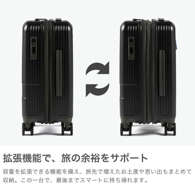 最大30%還元★5/3限定｜【商品レビューで＋5％】【正規品2年保証】 イノベーター スーツケース 軽量 機内持ち込み innovator suitcase キャスター ストッパー 拡張 旅行 Extreme Journey INV43EX_3