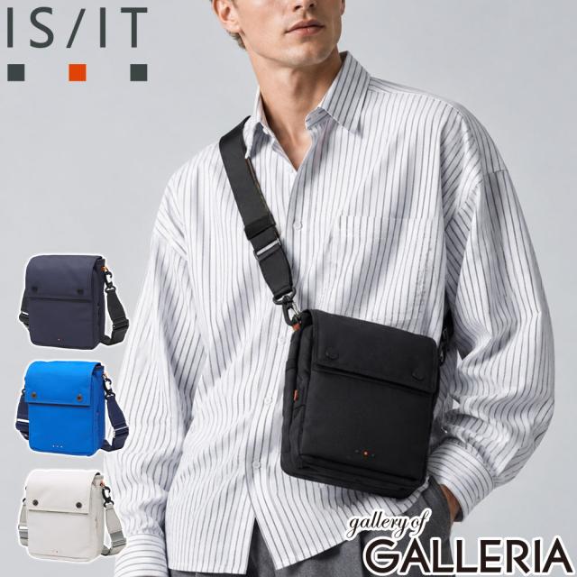 【商品レビューで＋5％】IS/IT ショルダーバッグ メンズ レディース 斜めがけ 大人 ブランド 小さめ 縦長 ナイロン イズイット 撥水 おしゃれ 丈夫 斜めがけバッグ ウェザー 984113
