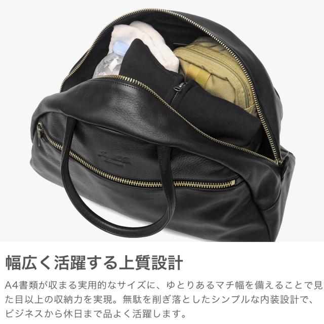 【5％OFFクーポン】【商品レビューで＋5％】【日本正規品】 ジャスエムビー ボストンバッグ メンズ レディース 旅行 大容量 JAS M.B. ブランド レザー Oiled nubuck leather NL-002_3