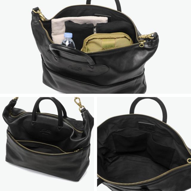 最大21%還元★5/3限定｜【5％OFFクーポン】【商品レビューで＋5％】【日本正規品】 ジャスエムビー トートバッグ メンズ レディース ファスナー付き Oiled nubuck leather Wing Traveler (L) NL-004_4