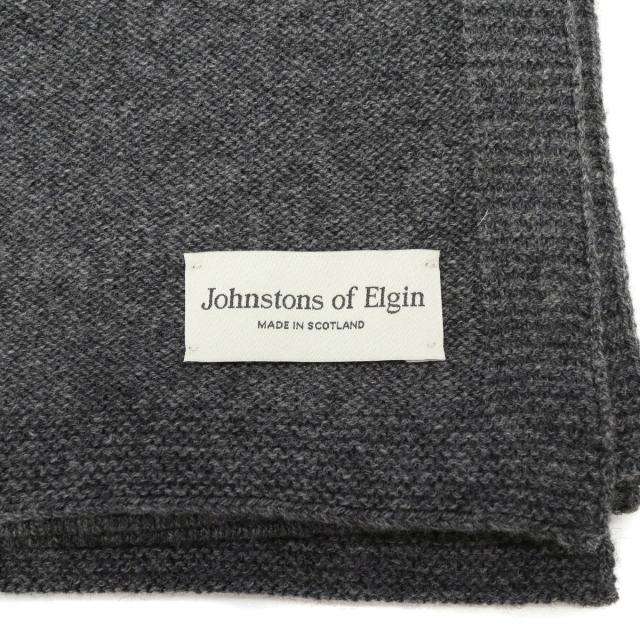 【5％OFFクーポン】【商品レビューで＋5％】【日本正規品】 ジョンストンズ オブ エルガン マフラー 大判 Johnstons of Elgin 冬 スコットランド サイドリブニットストール HAA02871 商品レビューで＋5％】【日本正規品】ジョンストンズ オブ エルガン