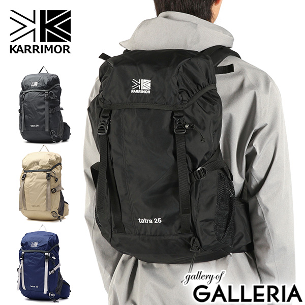 【商品レビューで＋5％】カリマー リュック メンズ レディース KARRIMOR おしゃれ A4 大きめ 軽量 カジュアル バッグ 25L 25リットル 登山 トレッキング ハイキング アウトドア バックパック かぶせ 旅行 山登り tatra 25 501211