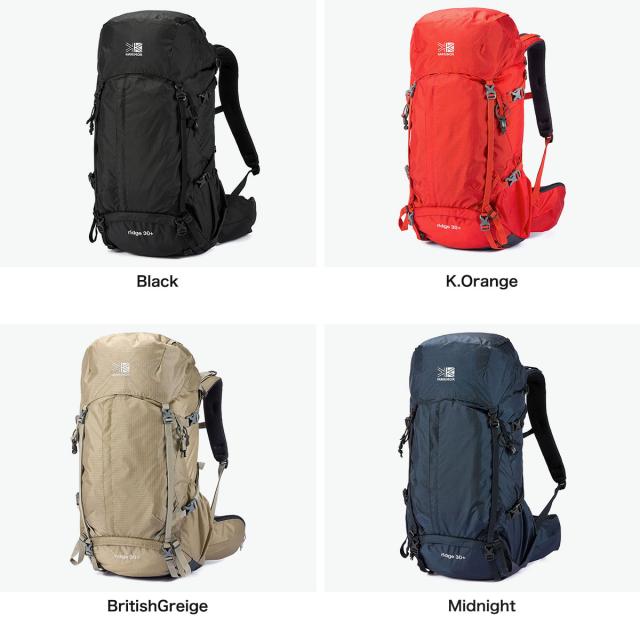 【商品レビューで＋5％】カリマー リュック メンズ レディース 大容量 KARRIMOR バックパック おしゃれ カジュアル アウトドア 登山 登山リュック ハイキング トレッキング ウエストベルト かぶせ ナイロン 旅行 30L A4 ridge 30+ 501206_7
