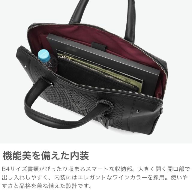 【商品レビューで＋5％】キーファーノイ ブリーフケース メンズ 本革 薄マチ A4 B4 Kiefer neu バッグ ビジネスバッグ 大容量 通勤バッグ Mosaic モザイク KFN10900M_3