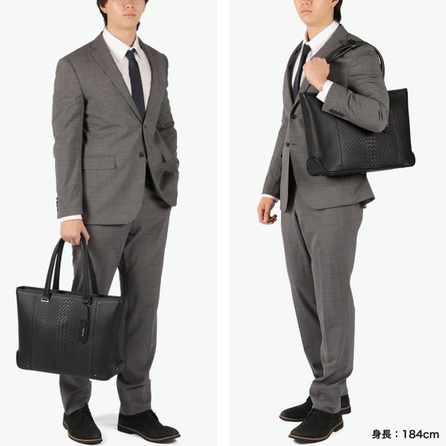 【商品レビューで＋5％】キーファーノイ トートバッグ メンズ 大きめ ファスナー付き Kiefer neu ビジネスバッグ 本革 大容量 レザー 通勤バッグ Mosaic モザイク KFN10901M_7
