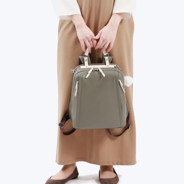 【商品レビューで＋5％】カナナプロジェクト リュック レディース Kanana project 軽い バッグ レザー 革 B5 PJプレミアムレザー 3 17361_1
