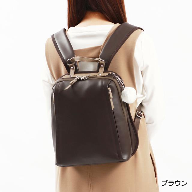 【商品レビューで＋5％】カナナプロジェクト リュック レディース Kanana project 軽い バッグ レザー 革 B5 PJプレミアムレザー 3 17361_12
