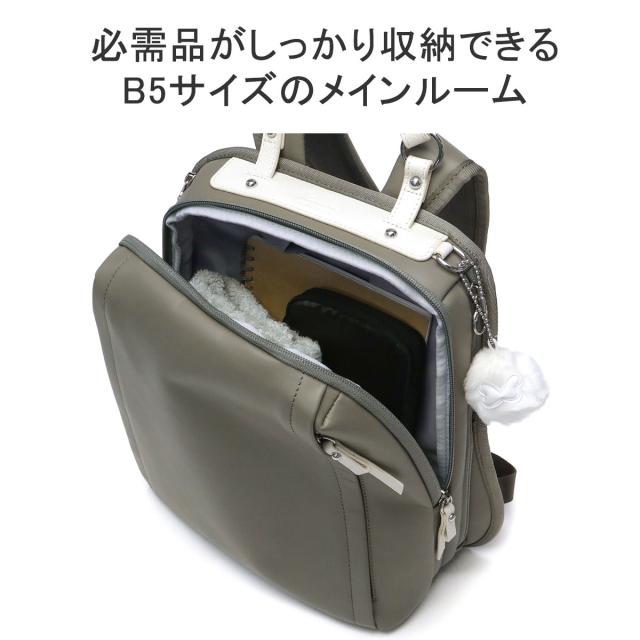 【商品レビューで＋5％】カナナプロジェクト リュック レディース Kanana project 軽い バッグ レザー 革 B5 PJプレミアムレザー 3 17361_5
