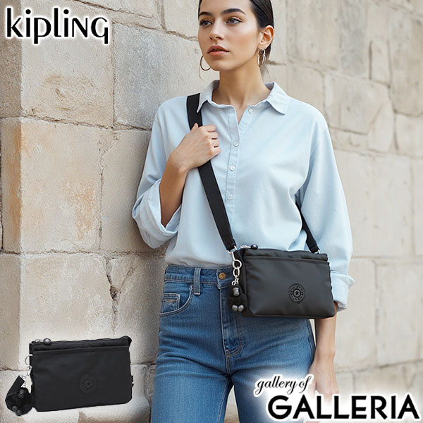 【5％OFFクーポン】【商品レビューで＋5％】【正規取扱店】キプリング ショルダーバッグ レディース 斜めがけバッグ 小さめ Kipling バッグ 斜めがけ 軽量 1L リリ KI7590