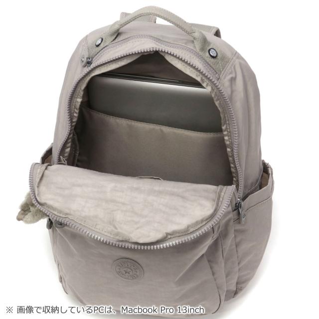 【5％OFFクーポン】【商品レビューで＋5％】【正規取扱店】キプリング リュック レディース 通勤 大きめ 大容量 Kipling リュックサック デイパック バックパック B4 A4 27L ソウル KI5210_16