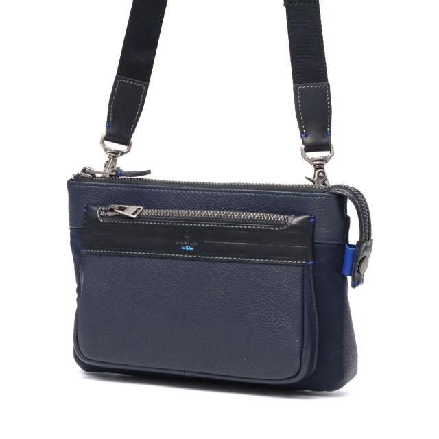 【商いもの文芸評論で＋5％】ランバン オン 青味 クラッチペダル御徒面子 メンズ 小さめ 本革 LANVIN en Bleu ショルダーバッグ クラッチペダル肩先 A5 2WAY 単位料金 511101