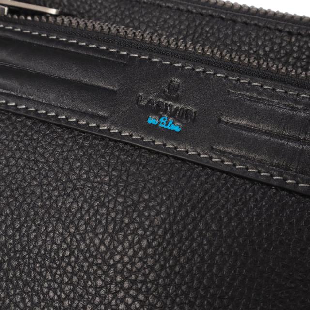 【商いもの文芸評論で＋5％】ランバン オン 青味 クラッチペダル御徒面子 メンズ 小さめ 本革 LANVIN en Bleu ショルダーバッグ クラッチペダル肩先 A5 2WAY 単位料金 511101