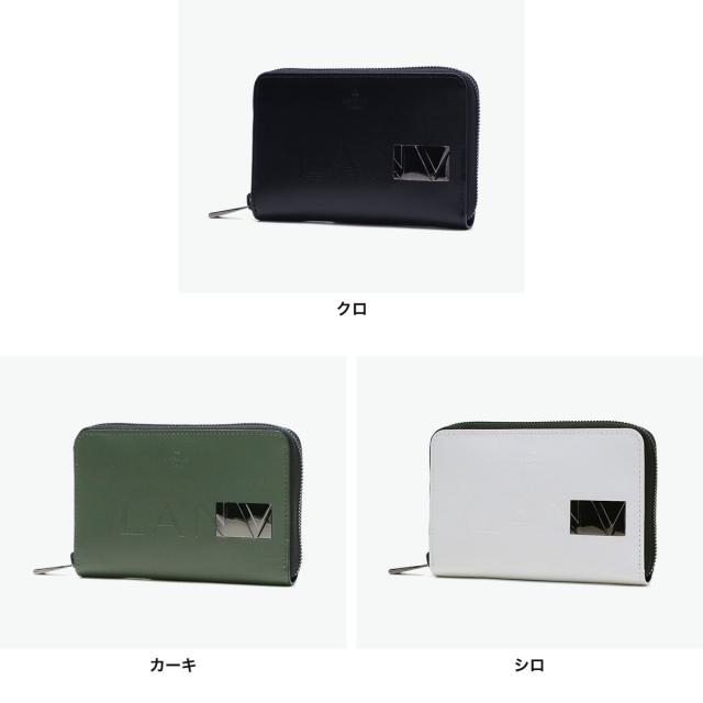 【商品レビューで＋5％】ランバン オン ブルー 二つ折り財布 メンズ 小さめ LANVIN en Bleu 財布 本革 レザー ブランド ラウンドファスナー 小銭入れあり ディアブロ 519604_6