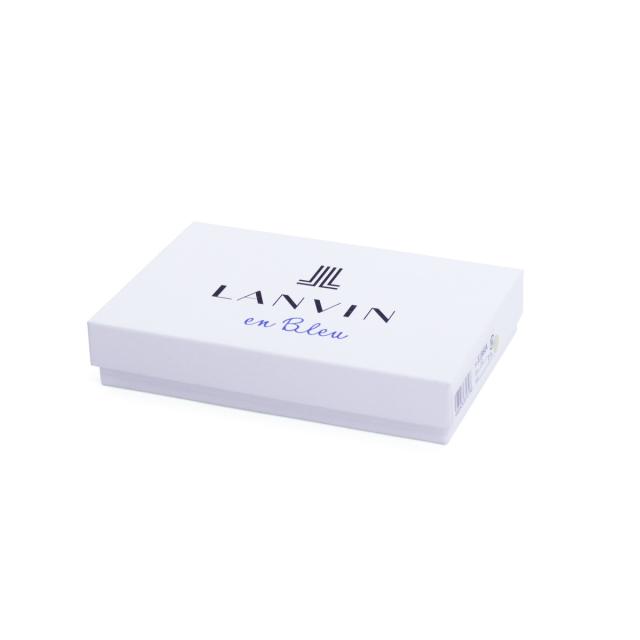 【商品レビューで＋5％】ランバン オン ブルー 二つ折り財布 メンズ 小さめ LANVIN en Bleu 財布 本革 レザー ブランド ラウンドファスナー 小銭入れあり ディアブロ 519604_19