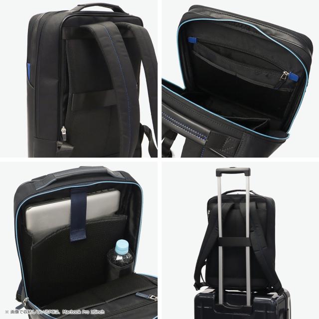 最大30%還元★5/3限定｜【5％OFFクーポン】【商品レビューで＋5％】ランバン オン ブルー ビジネスリュック ANVIN en Bleu ブランド 撥水 PC A4 ビジネスバッグ 通勤 ホームズ ビズリュック 523711_4